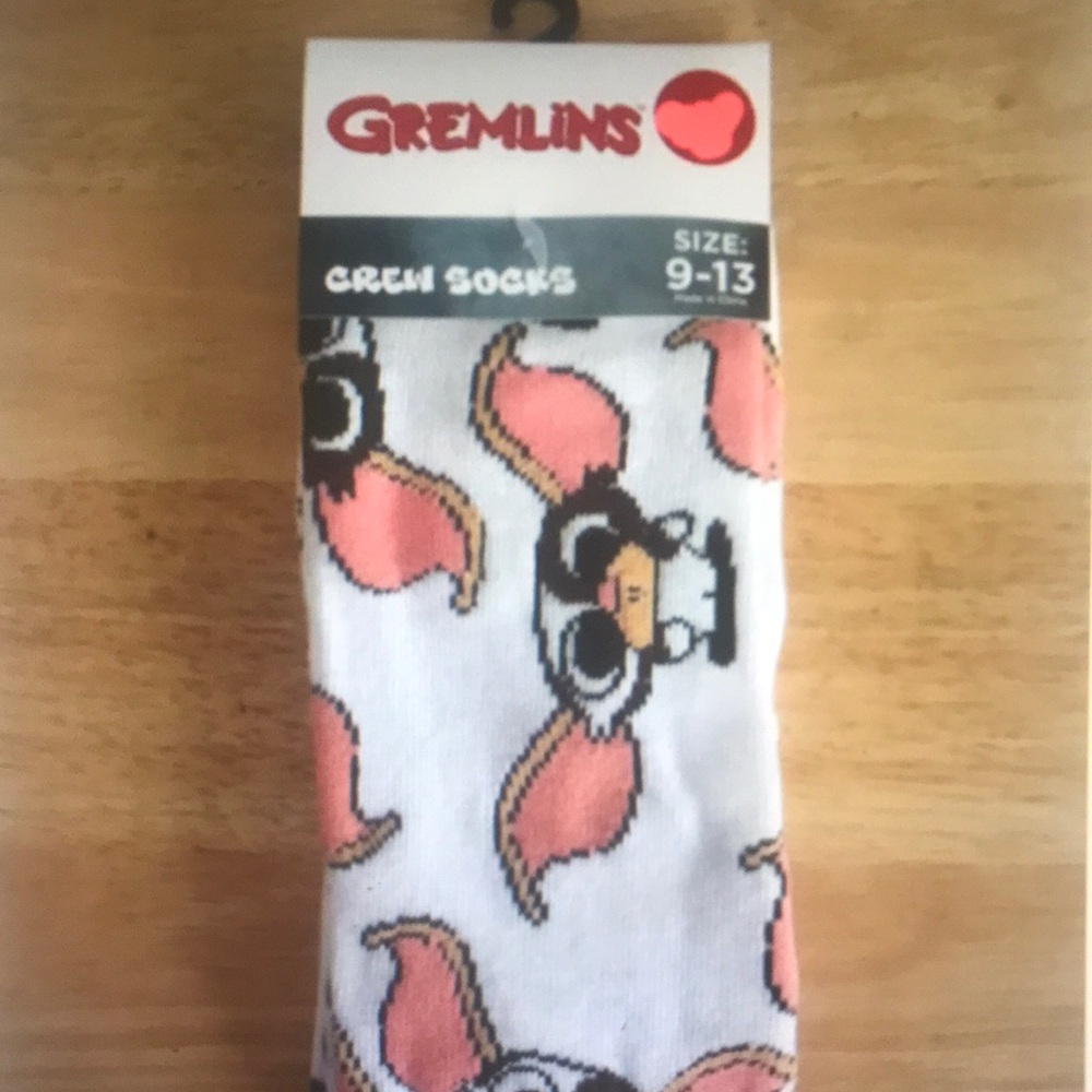 Gremlins Crew Socks with Character Design